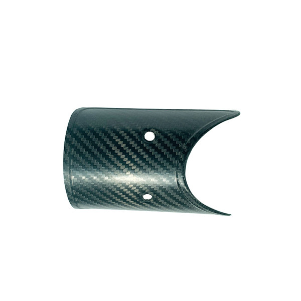 Motorcycle Exhaust Middle Link Pipe Real Carbon Fiber Heat Shield Cover Insulation Guard Anti-scald